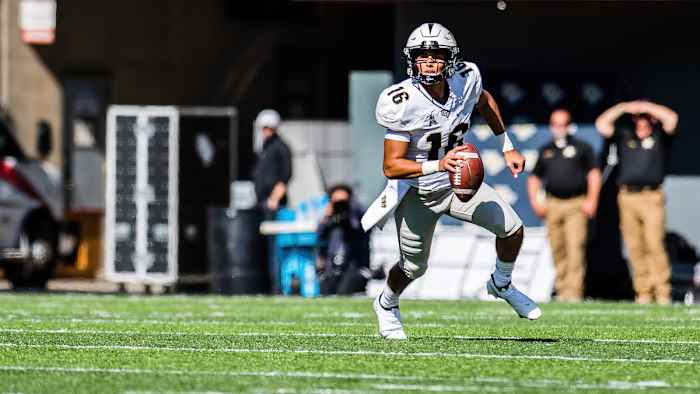 Quarterback Mikey Keene adjusted to being the starter, but it's a tough adjustment for a true freshman signal caller